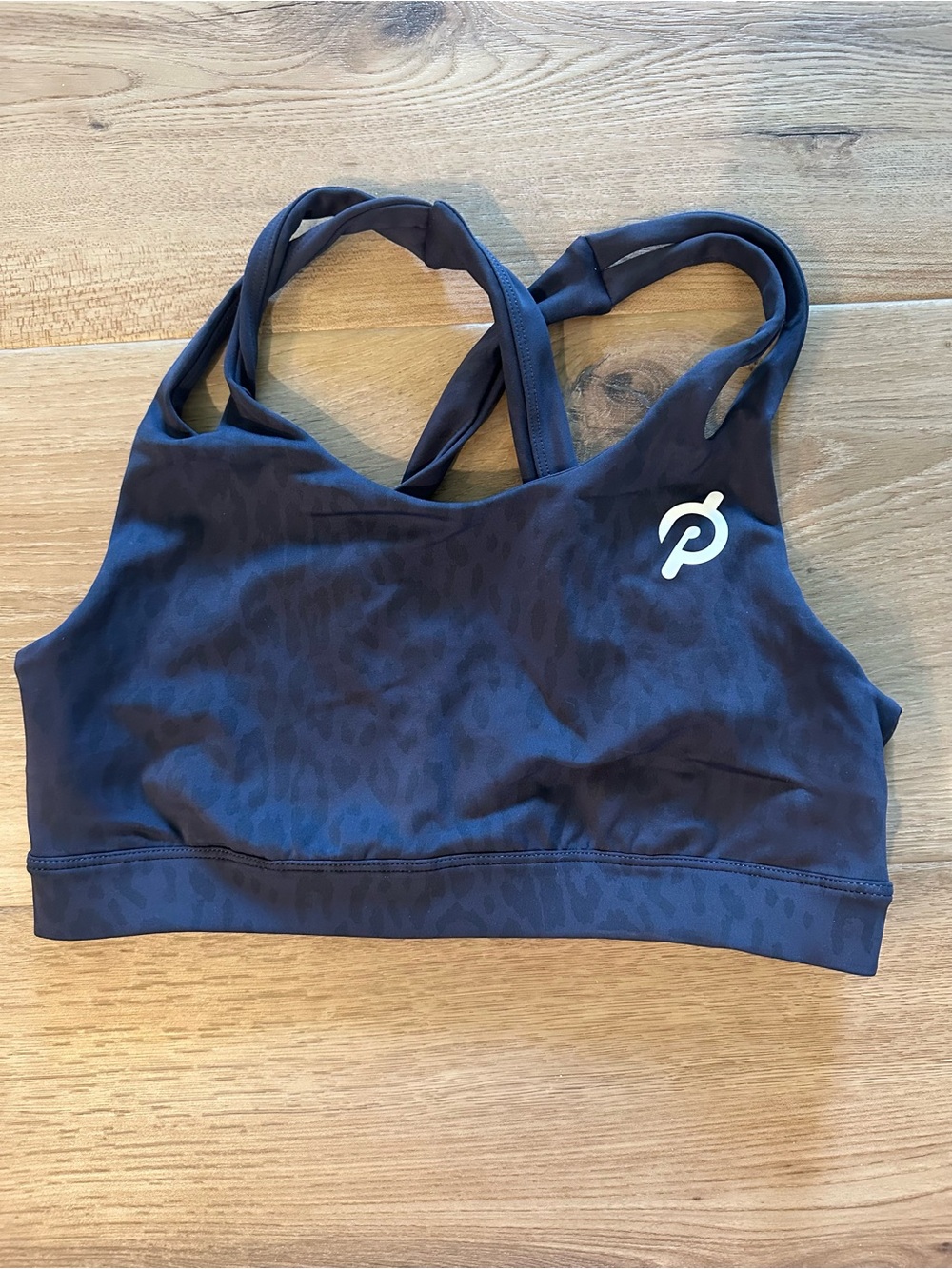 Peloton Move Mission Cheetah Splice Sports Bra